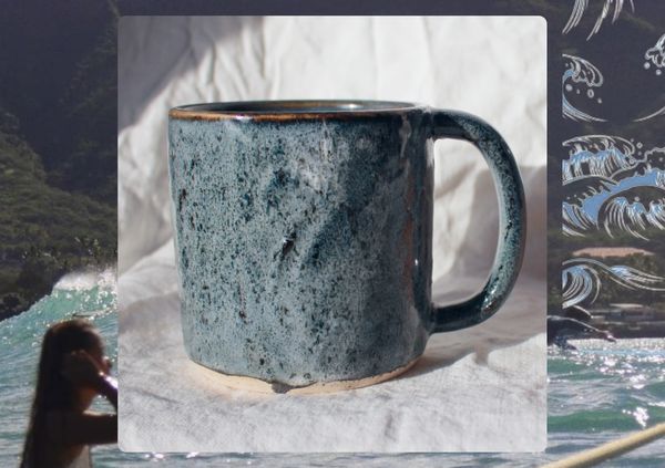 Deep Blue Mug Cup