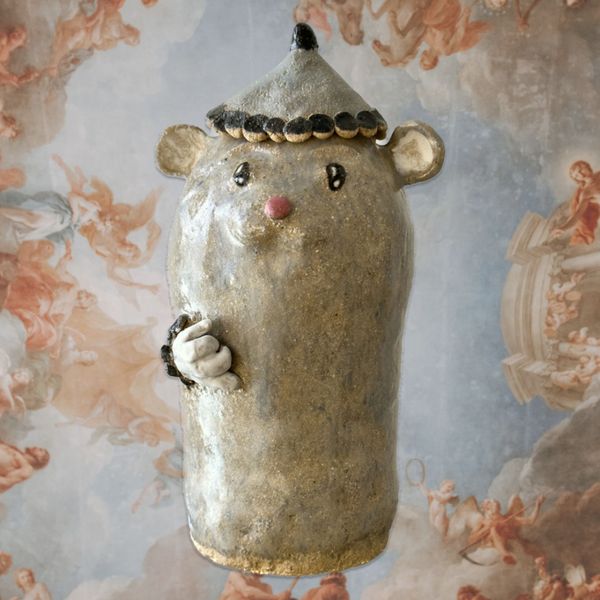 Greedy Bear Vase